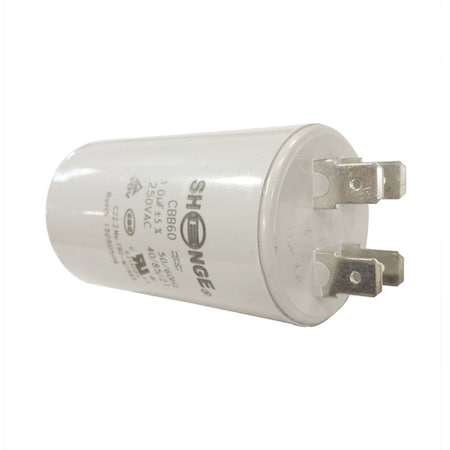 Interstate Pneumatics 10MFD +/-5% 50Hz/60Hz AC 450V Cylinder Motor Running Capacitor (CBB60) CMC7002